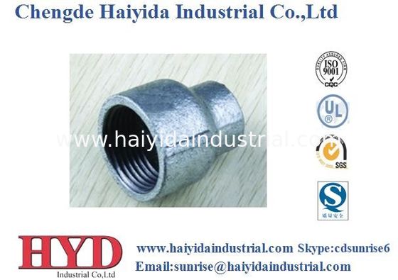 China reducción de acoplamiento galvanizado tubo de hierro maleable de acoplamiento de hierro fundido UL fábrica proveedor