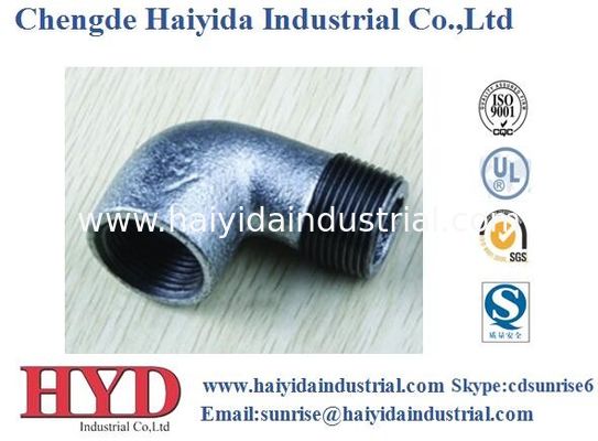 China Acoplamiento de codo de la calle tubo de hierro maleable galvanizado de acoplamiento de hierro fundido fábrica UL proveedor