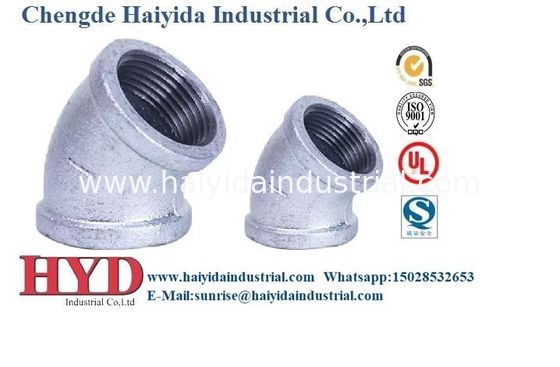 China Accesorio de tubería de hierro maleable estándar NPT de alta durabilidad para excelente resistencia a la corrosión y presión nominal de 300 PSIG proveedor