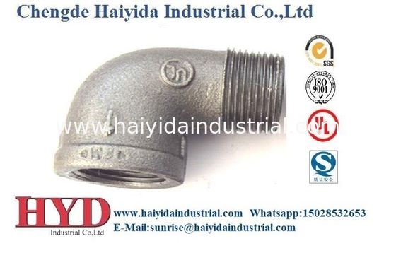China Excelente resistencia a la corrosión de los accesorios de tuberías de hierro maleable para los requisitos del cliente proveedor